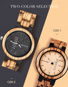 Auto Date Wood Timepieces Quartz Wrist Wristwatches - Active Hygiene Online