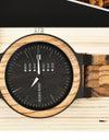 Auto Date Wood Timepieces Quartz Wrist Wristwatches - Active Hygiene Online
