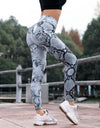 High Waist Leggings Women Snake Print - Active Hygiene Online