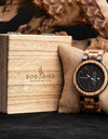 Auto Date Wood Timepieces Quartz Wrist Wristwatches - Active Hygiene Online