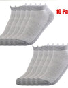 20Pcs=10Pair Solid Mesh Men's Socks - Active Hygiene Online