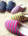 Women Striped Indoor Slippers Unisex Women House Shoes - Active Hygiene Online