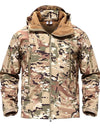 TACVASEN Army Camouflage Airsoft Jacket Men Military Tactical Jacket Winter Waterproof Softshell Jacket Windbreaker Hunt Clothes - Active Hygiene Online