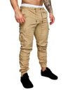 New 2020 Fashion Casual Joggers Pants Solid Color Men Cotton Elastic Long Trousers Pantalon Homme Military Cargo Pants Leggings - Active Hygiene Online