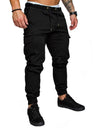 New 2020 Fashion Casual Joggers Pants Solid Color Men Cotton Elastic Long Trousers Pantalon Homme Military Cargo Pants Leggings - Active Hygiene Online