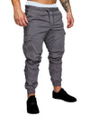 New 2020 Fashion Casual Joggers Pants Solid Color Men Cotton Elastic Long Trousers Pantalon Homme Military Cargo Pants Leggings - Active Hygiene Online