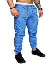 New 2020 Fashion Casual Joggers Pants Solid Color Men Cotton Elastic Long Trousers Pantalon Homme Military Cargo Pants Leggings - Active Hygiene Online