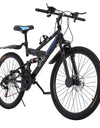 26in Carbon Steel Mountain Bike Shimanos21 Speed Bicycle Full Suspension MTB - Active Hygiene Online