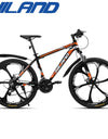 HILAND 26 inch 21 Speed Aluminum Alloy Suspension Bike Double Disc Brake Mountain Bike Bicycle with Service and Free Gifts - Active Hygiene Online