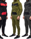 2 Pieces Set Tracksuit Men Hooded Sweatshirt+PantsPullover Hoodie Sportswear Suit Ropa Hombre Casual Autumn Men Clothes Sets Q30 - Active Hygiene Online