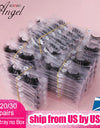 WOWANGE 10/20/30 Pairs 3D Mink Lashes Natural Mink Eyelashes  False Eyelashes Make Up Silk Lashes In Bulk - Active Hygiene Online