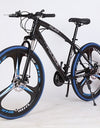 Python-shaped mountain bike 26-inch single wheel double disc brake bicycle snow skid tire 21-speed road bike - Active Hygiene Online