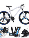 Python-shaped mountain bike 26-inch single wheel double disc brake bicycle snow skid tire 21-speed road bike - Active Hygiene Online