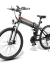 26 Inch Folding Electric Bike Power Assist Electric Bicycle E-Bike Spoke Rim Scooter Moped Bike 48V 500W/350W Motor - Active Hygiene Online