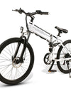 26 Inch Folding Electric Bike Power Assist Electric Bicycle E-Bike Spoke Rim Scooter Moped Bike 48V 500W/350W Motor - Active Hygiene Online
